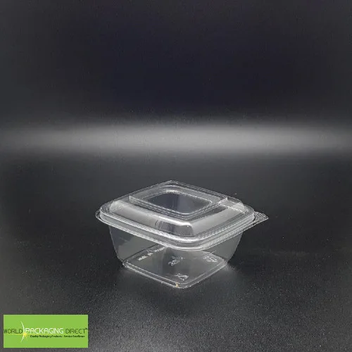 Square Show Bowl w Hinged Lid
