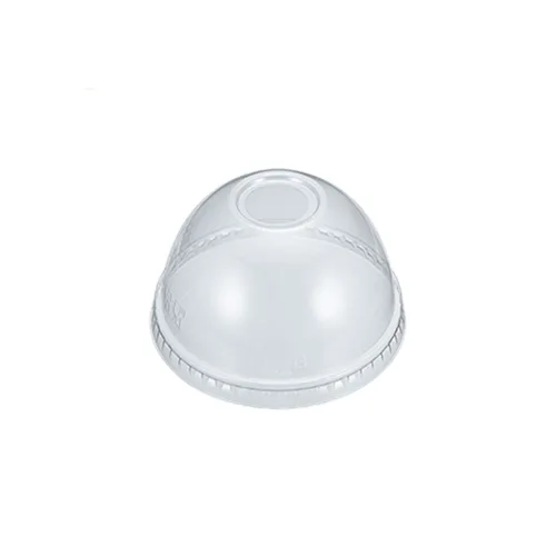 PET Dome Llids (w/Straw Slot)