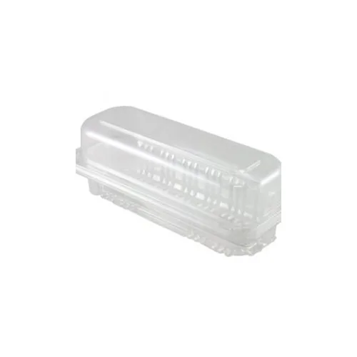 Clear Containers with Hinged Lid